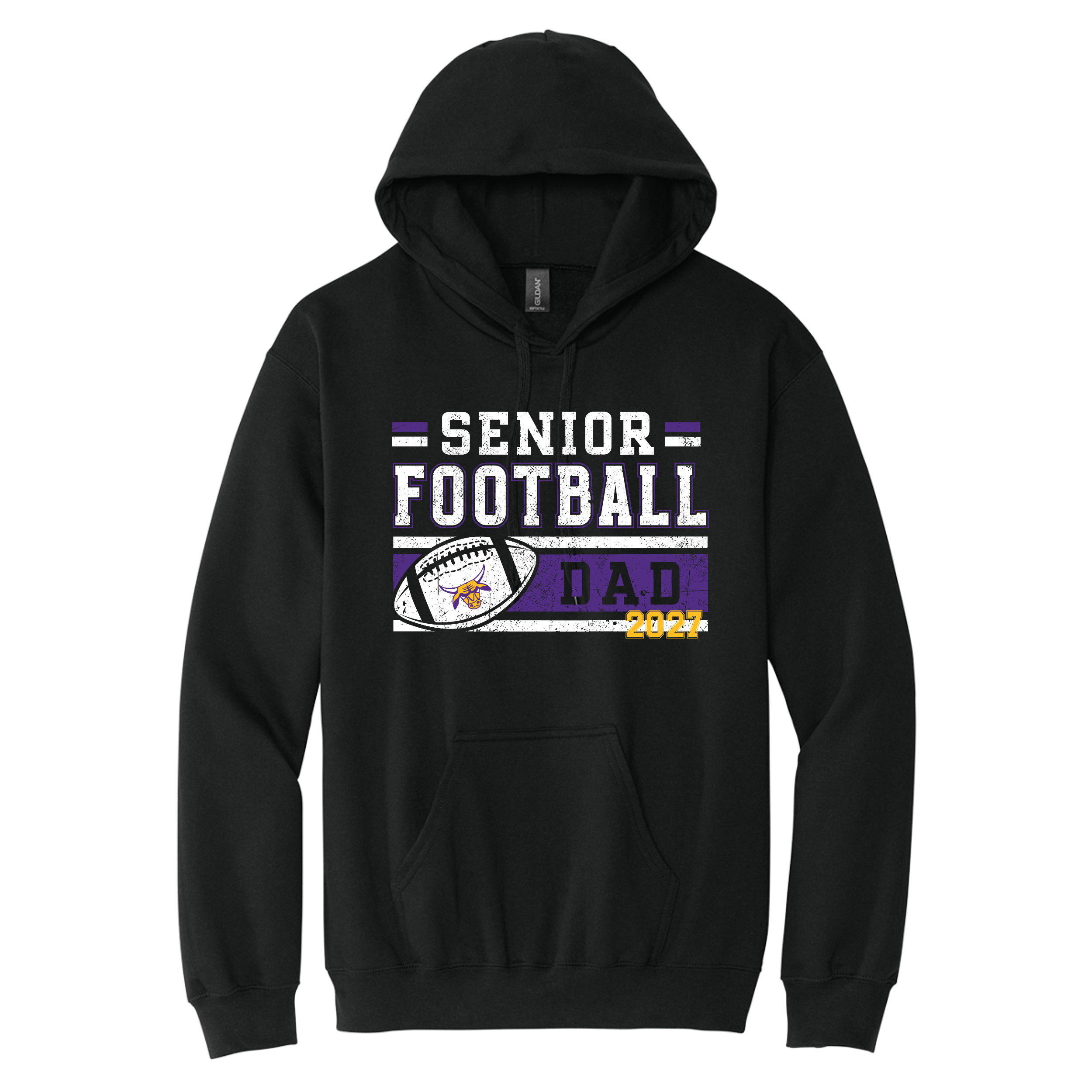 Senior  Football Dad  D9-1  Hood Sweater