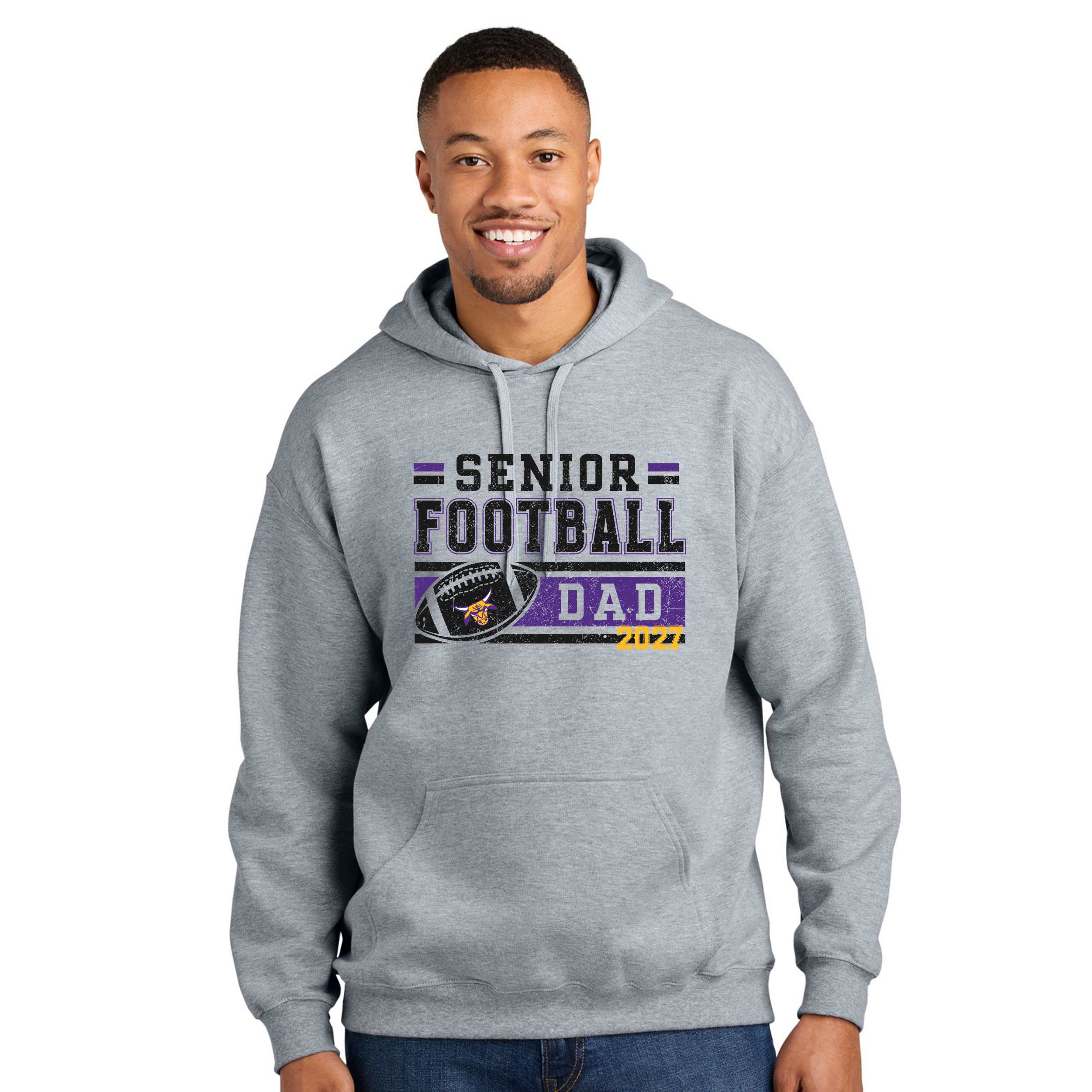Senior  Football Dad  D9-1  Hood Sweater