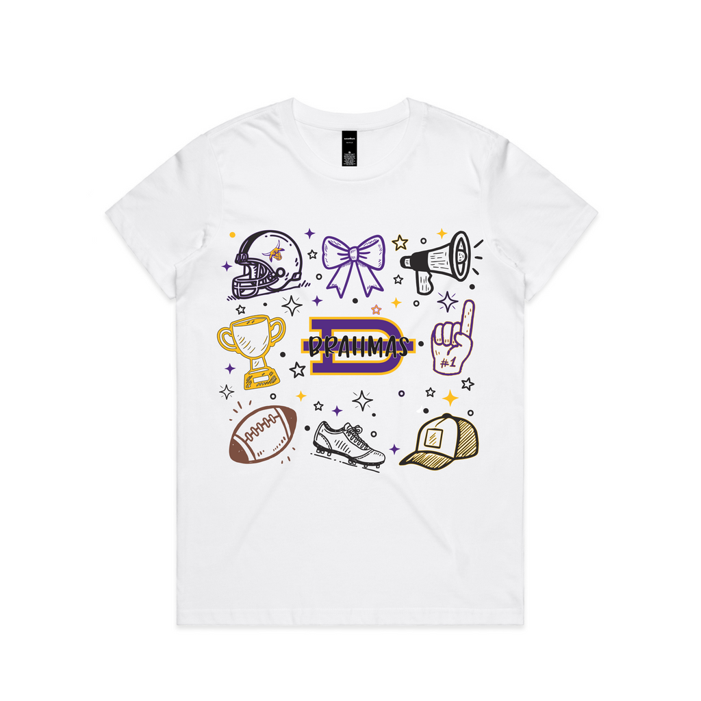 Outline D Design 6 Women's Tee
