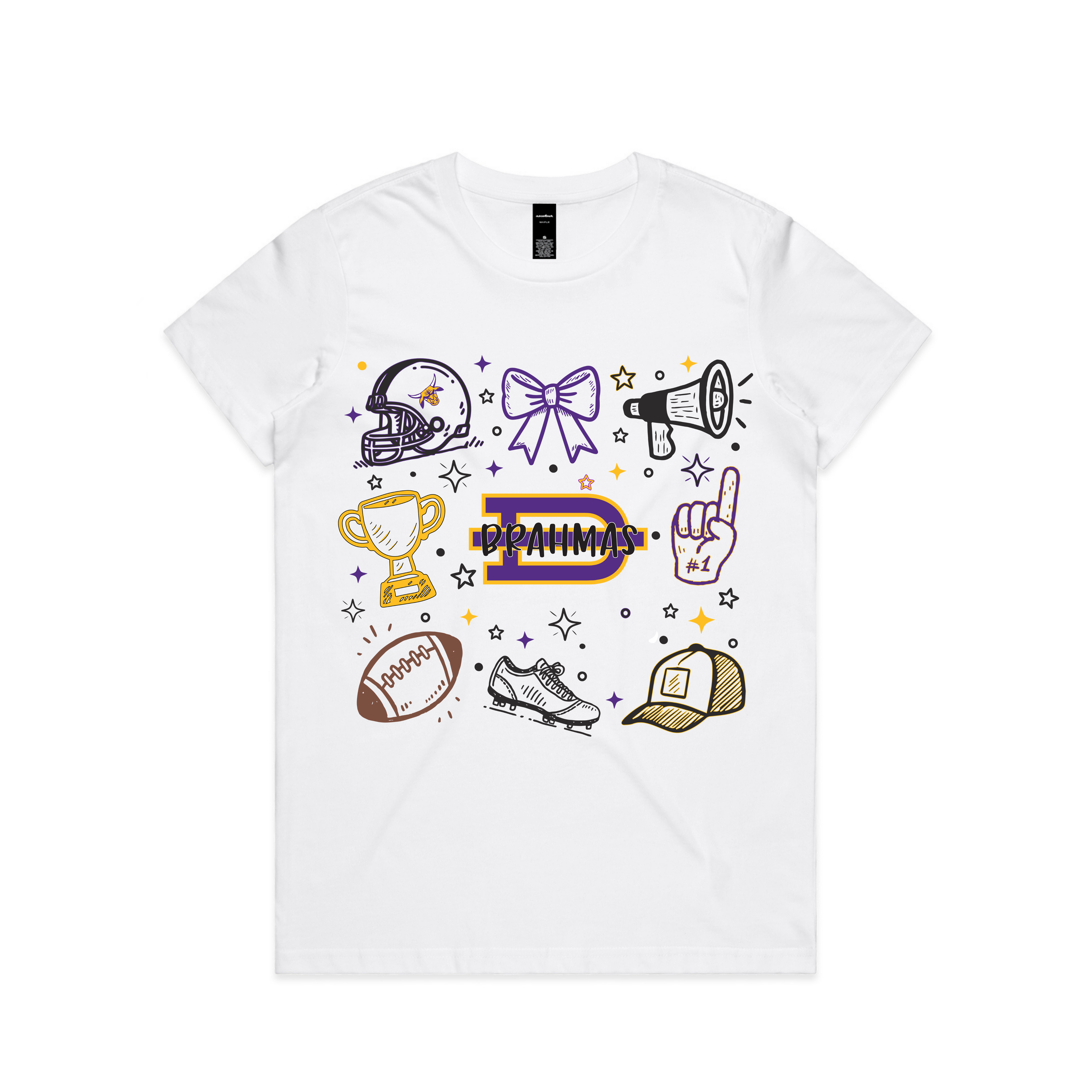 Outline D Design 6 Women's Tee