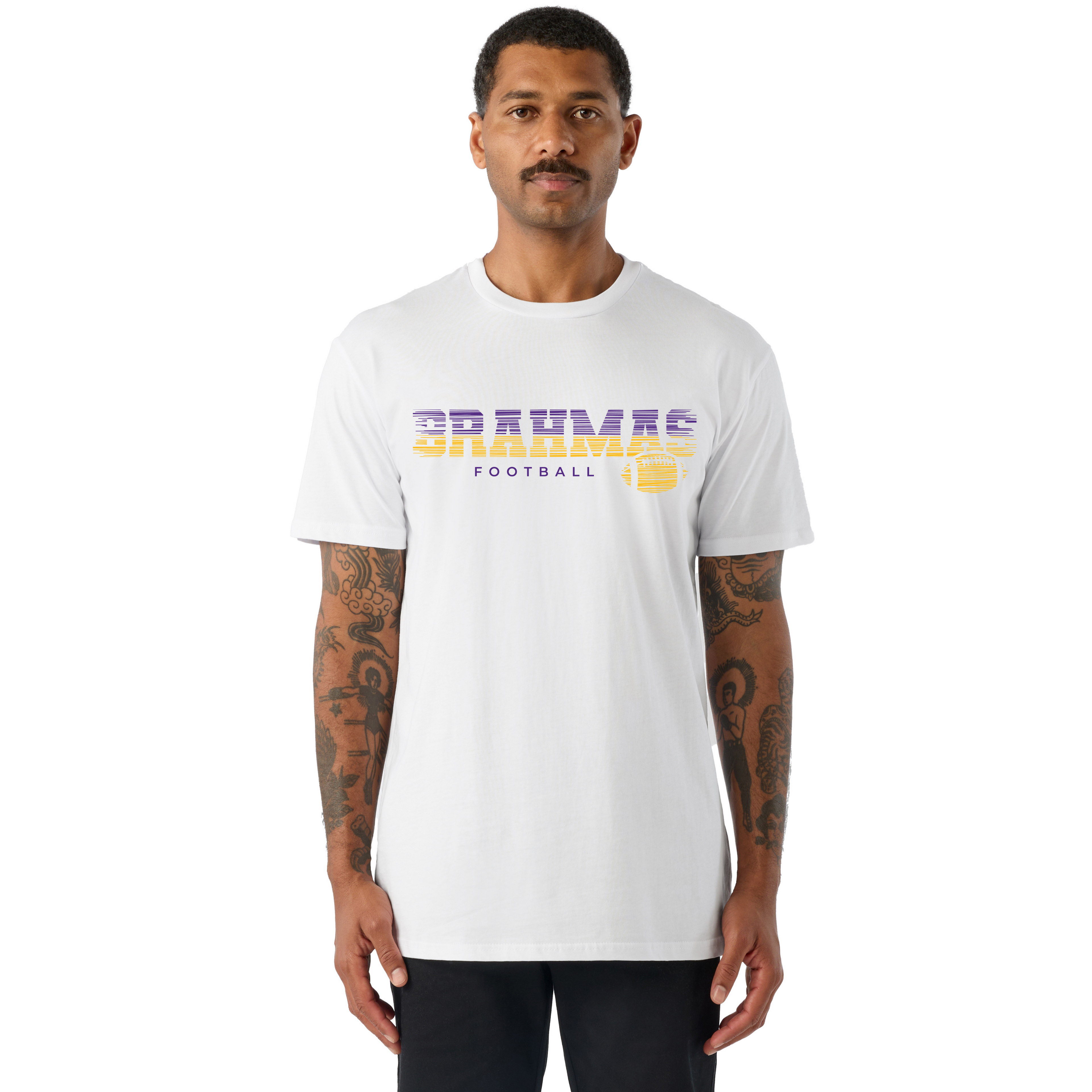 DB Lined Football D6 Men's Tee