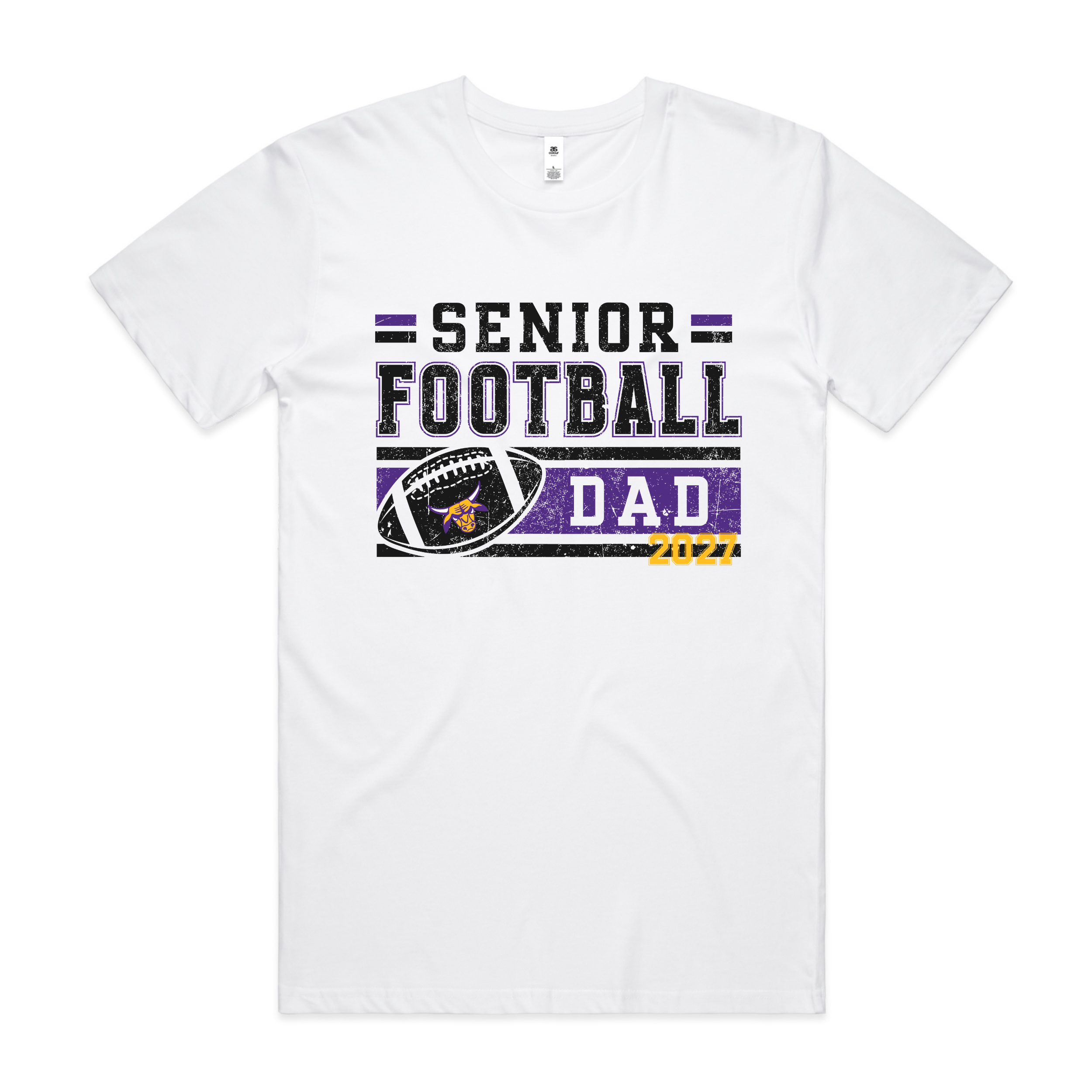 Senior Football Dad D9-1 Men's Tee