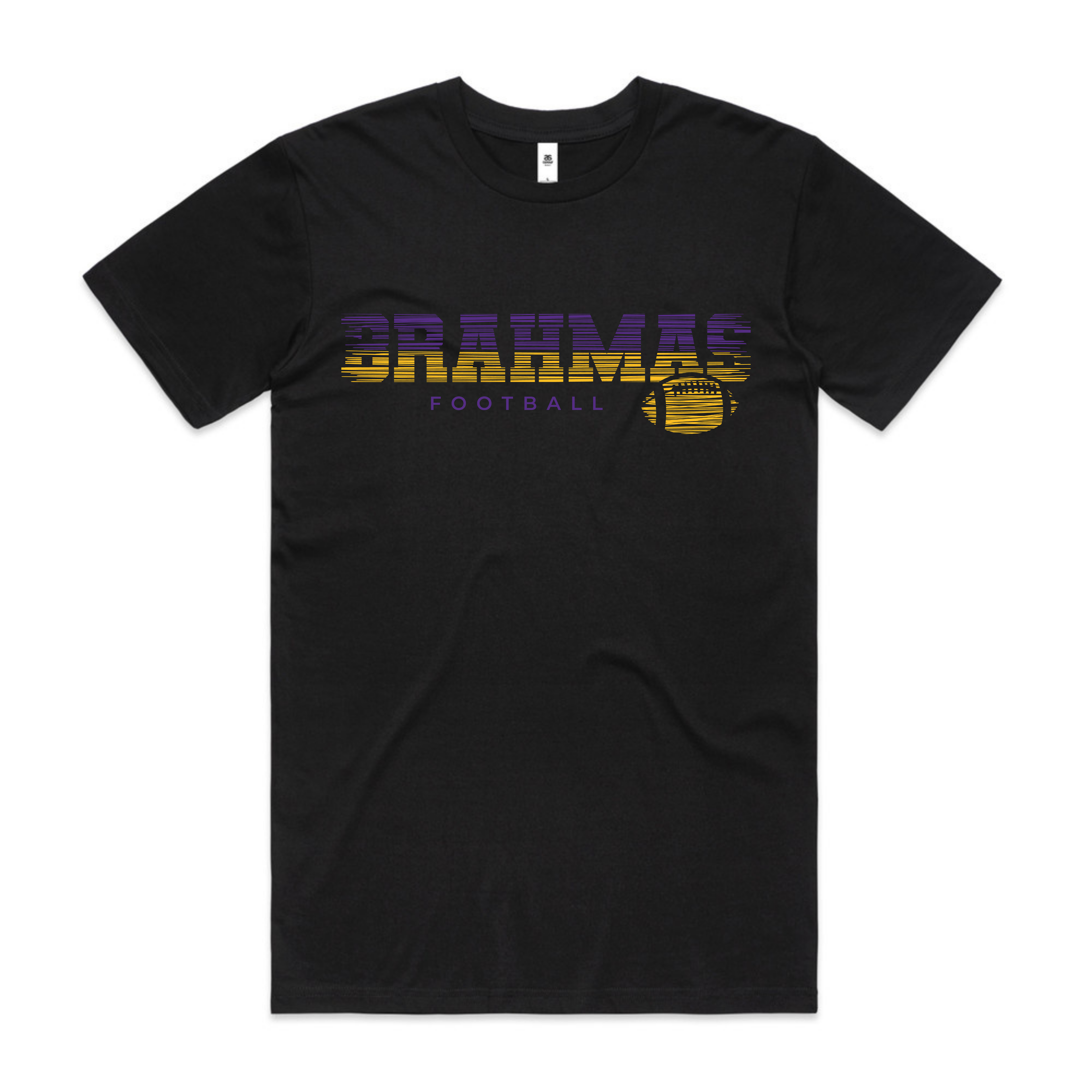 DB Lined Football D6 Men's Tee