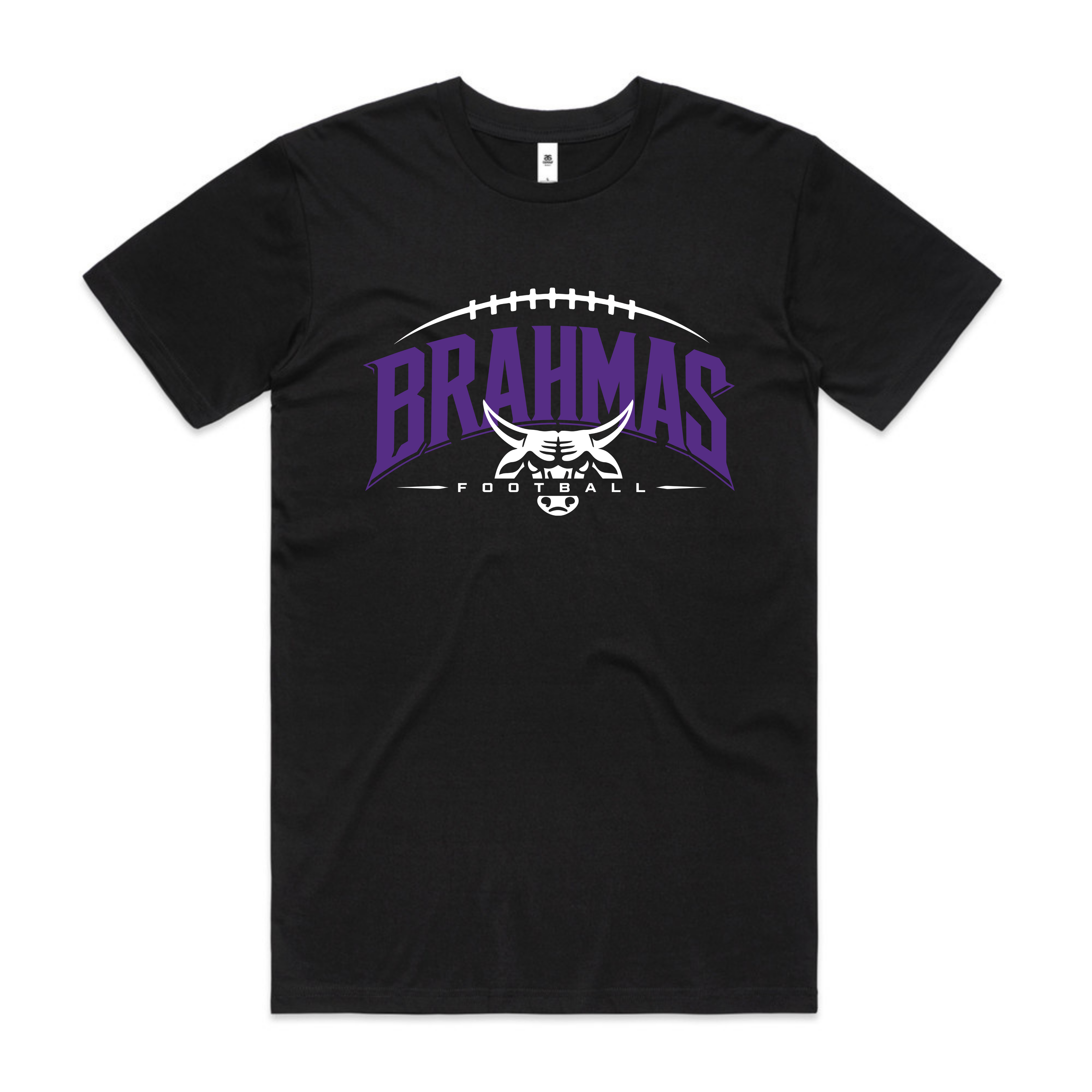 Brahmas football D7 Men's Tee