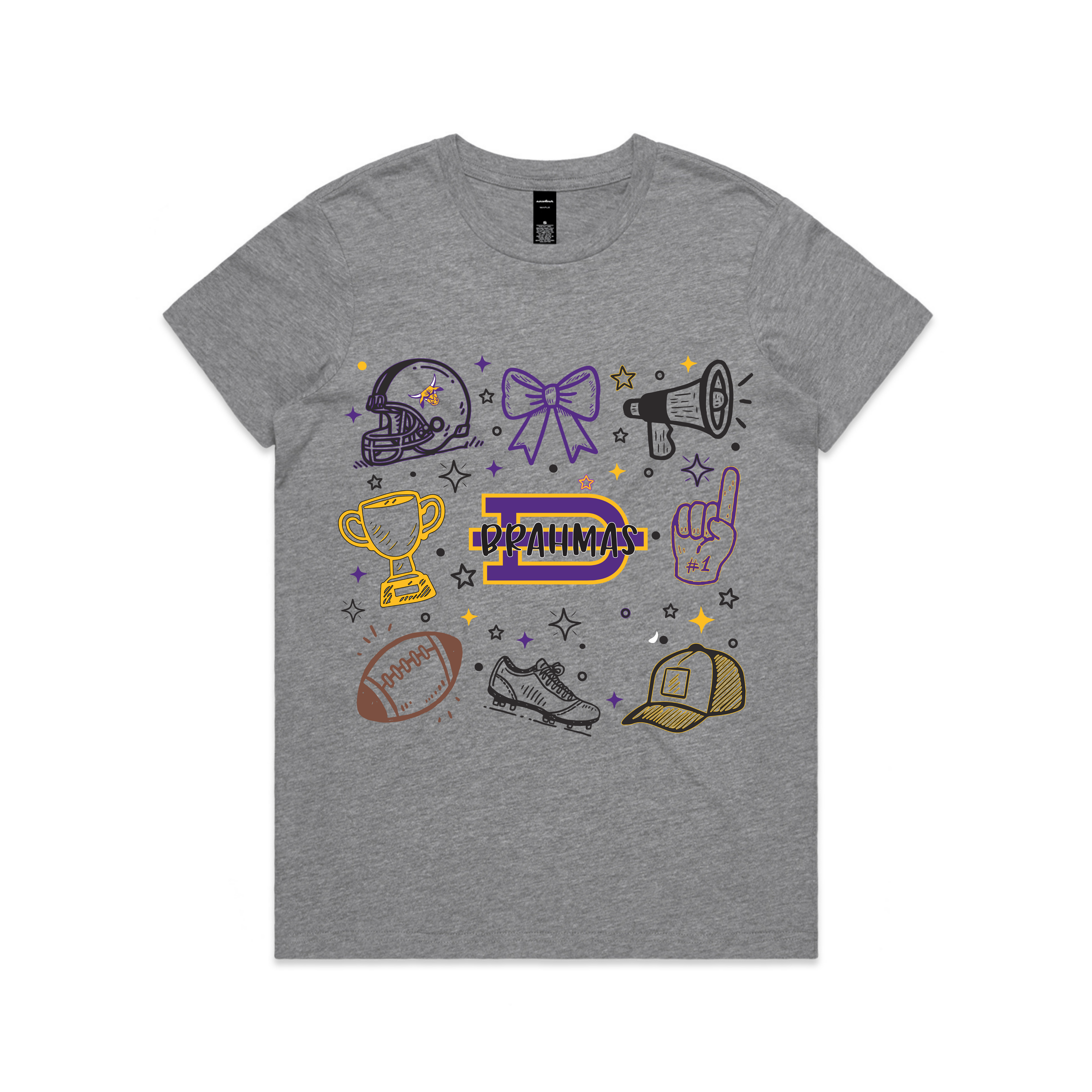 Outline D Design 6 Women's Tee