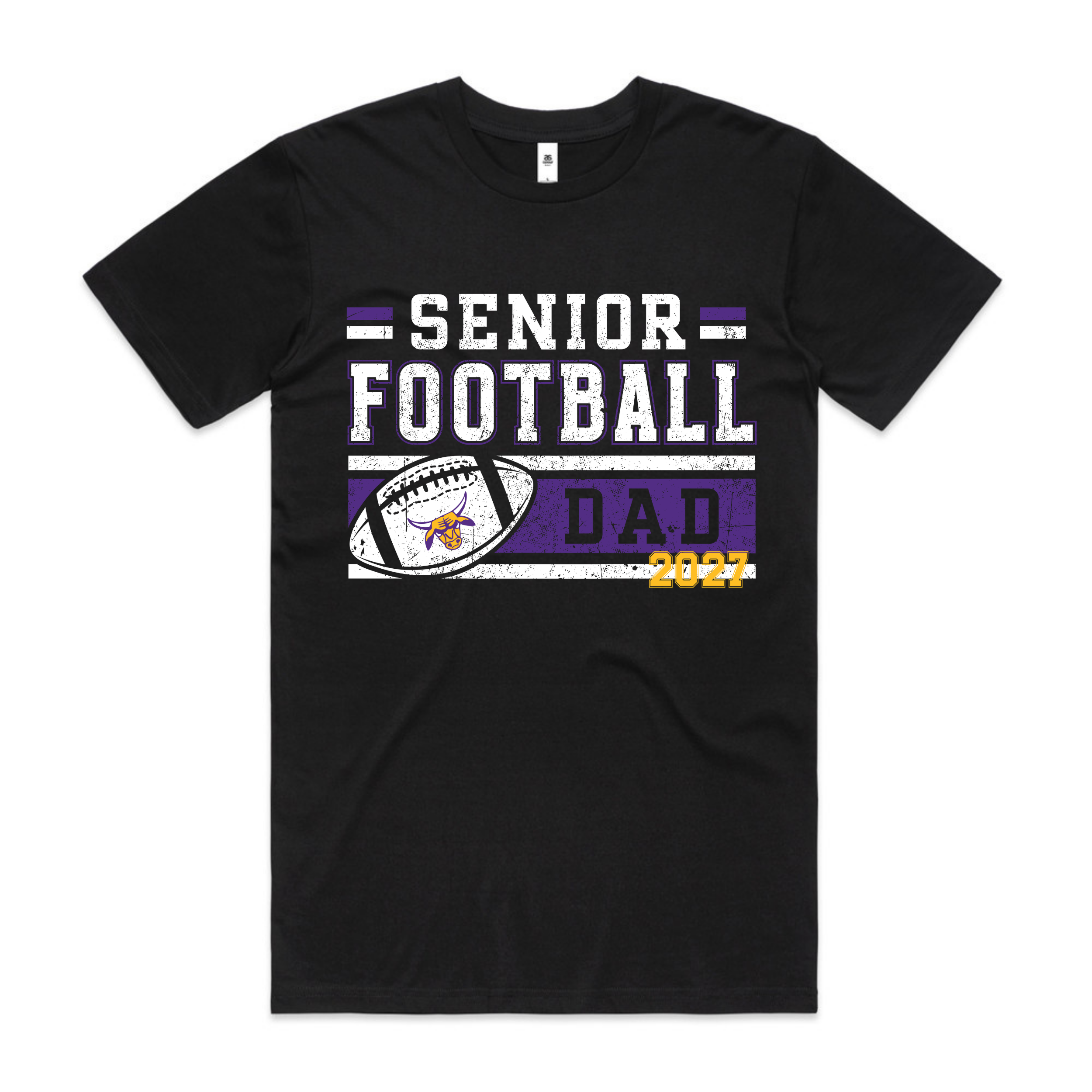 Senior Football Dad D9-1 Men's Tee