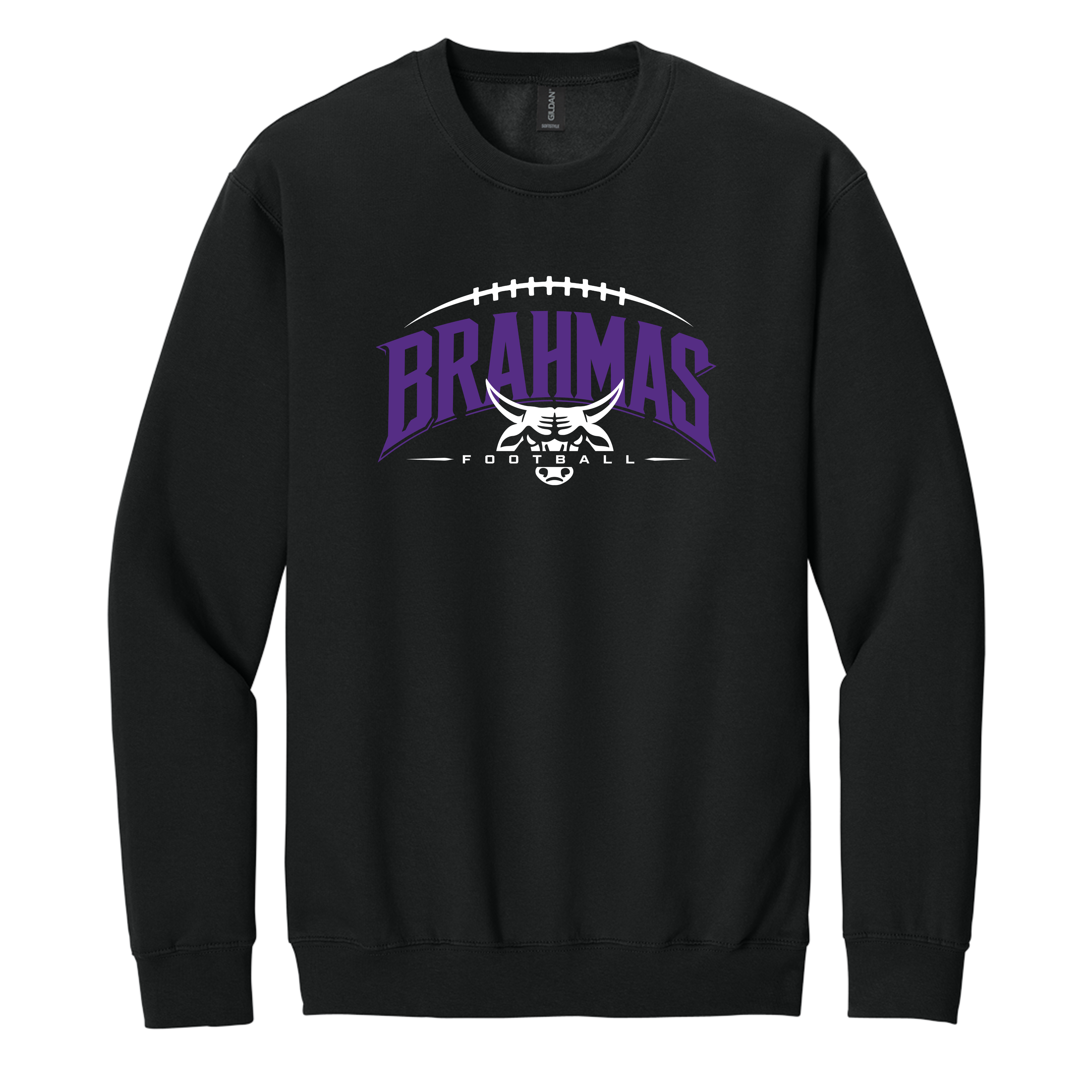 Brahmas Football D7 Crewneck Unisex Sweater
