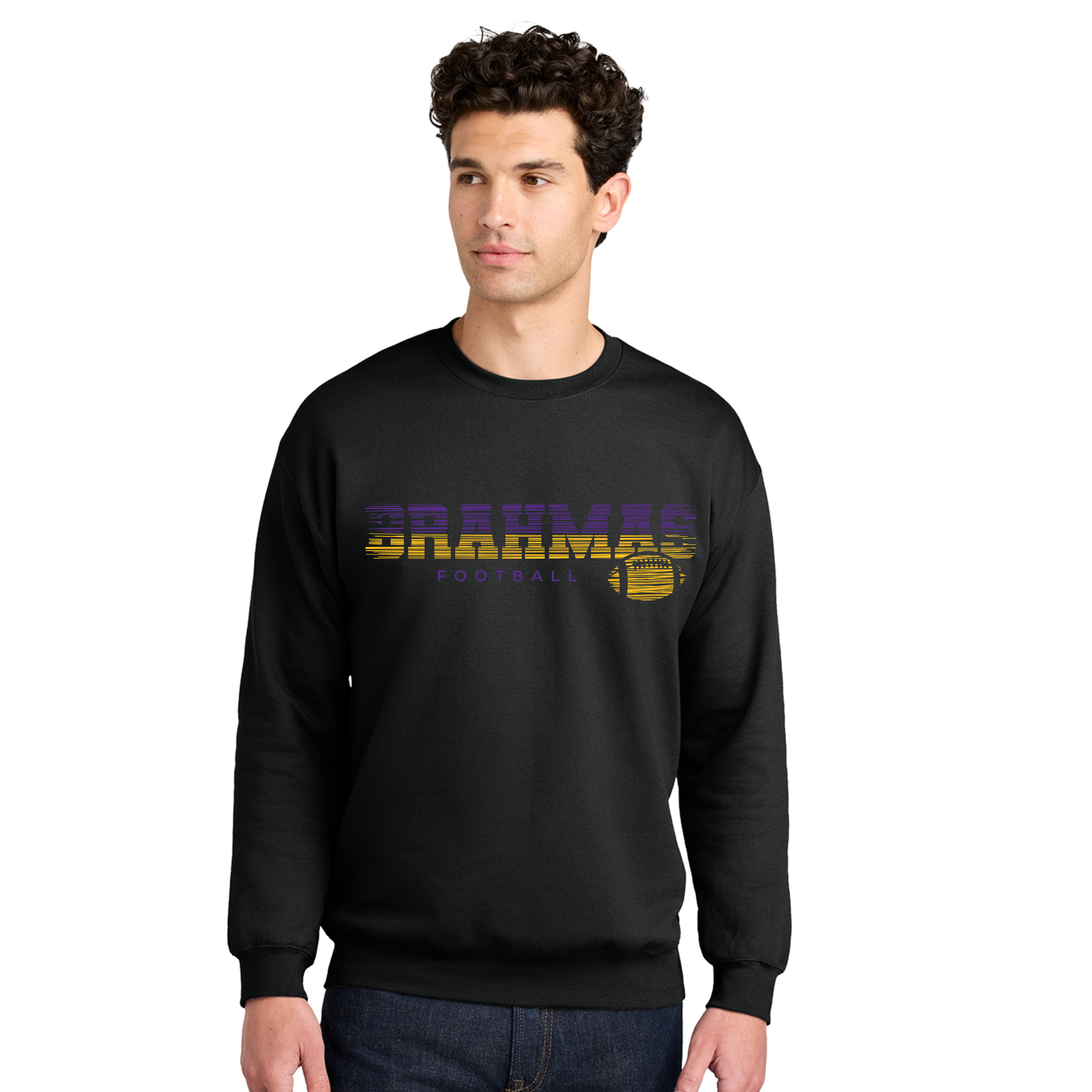 DB Football Lined D6 Crewneck Unisex Sweater