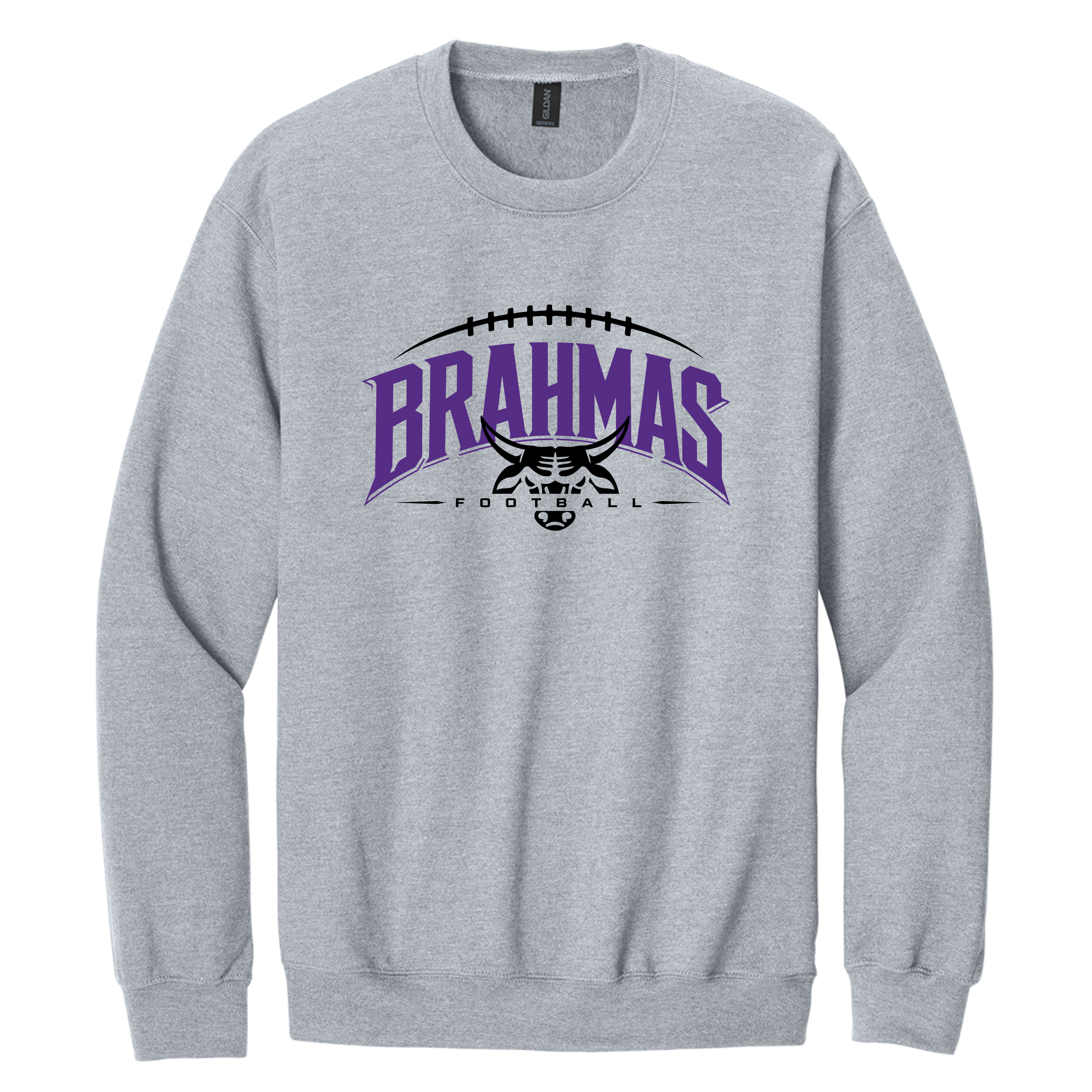 Brahmas Football D7 Crewneck Unisex Sweater