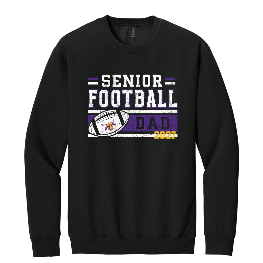 Senior Football Dad D9-1 Crewneck Sweater