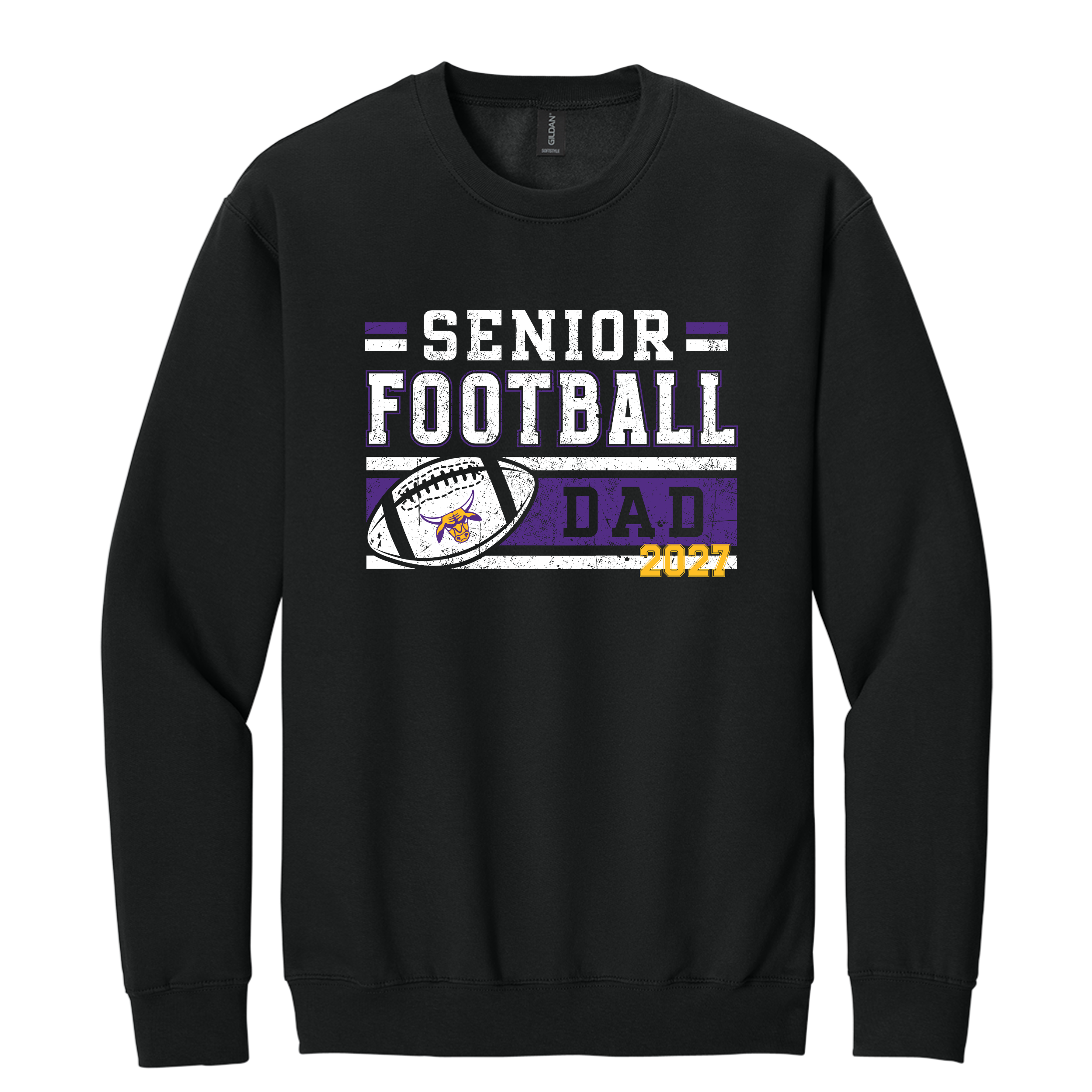 Senior Football Dad D9-1 Crewneck Sweater