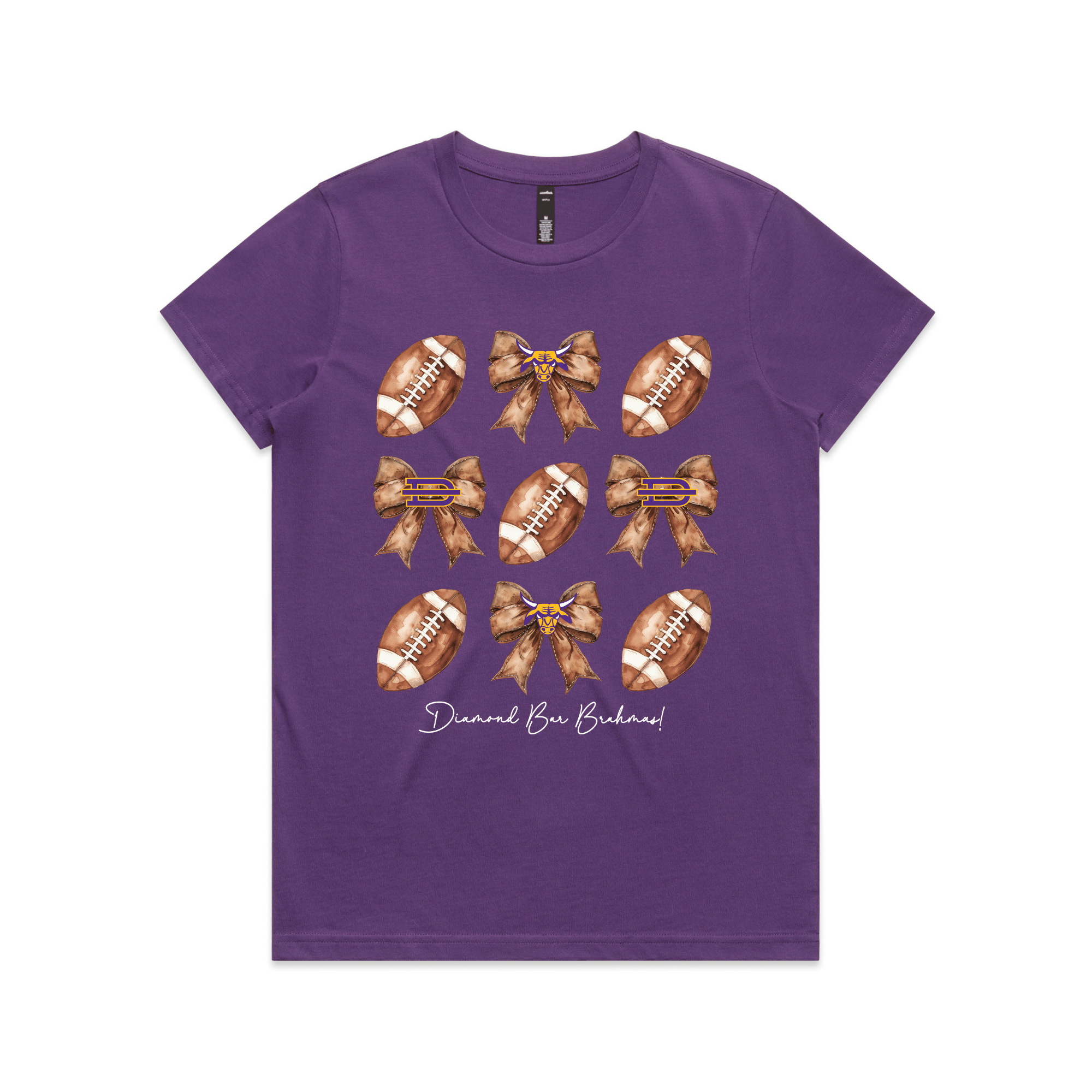 DB Bow Coquette Football D10