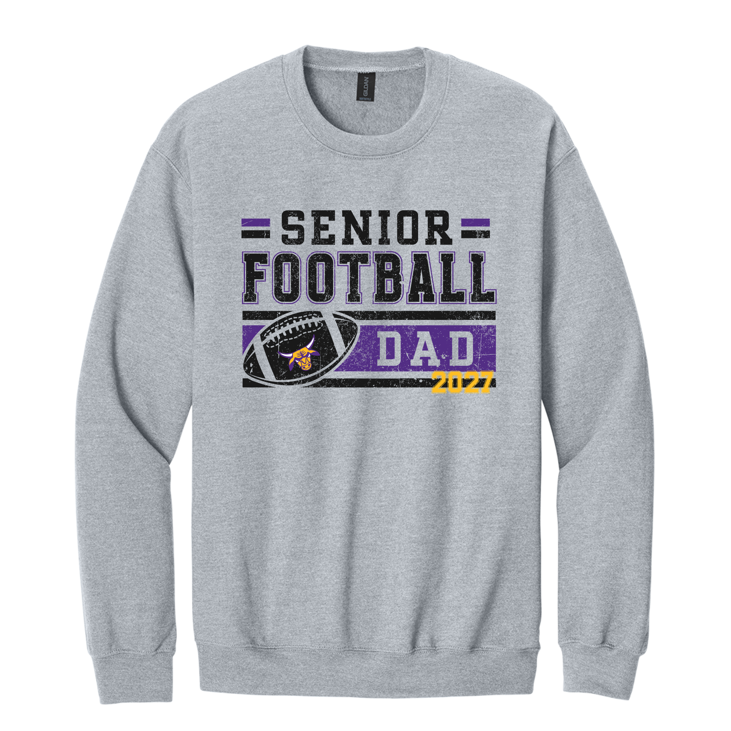 Senior Football Dad D9-1 Crewneck Sweater