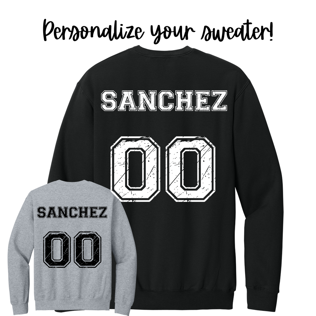 Senior Football Dad D9-1 Crewneck Sweater