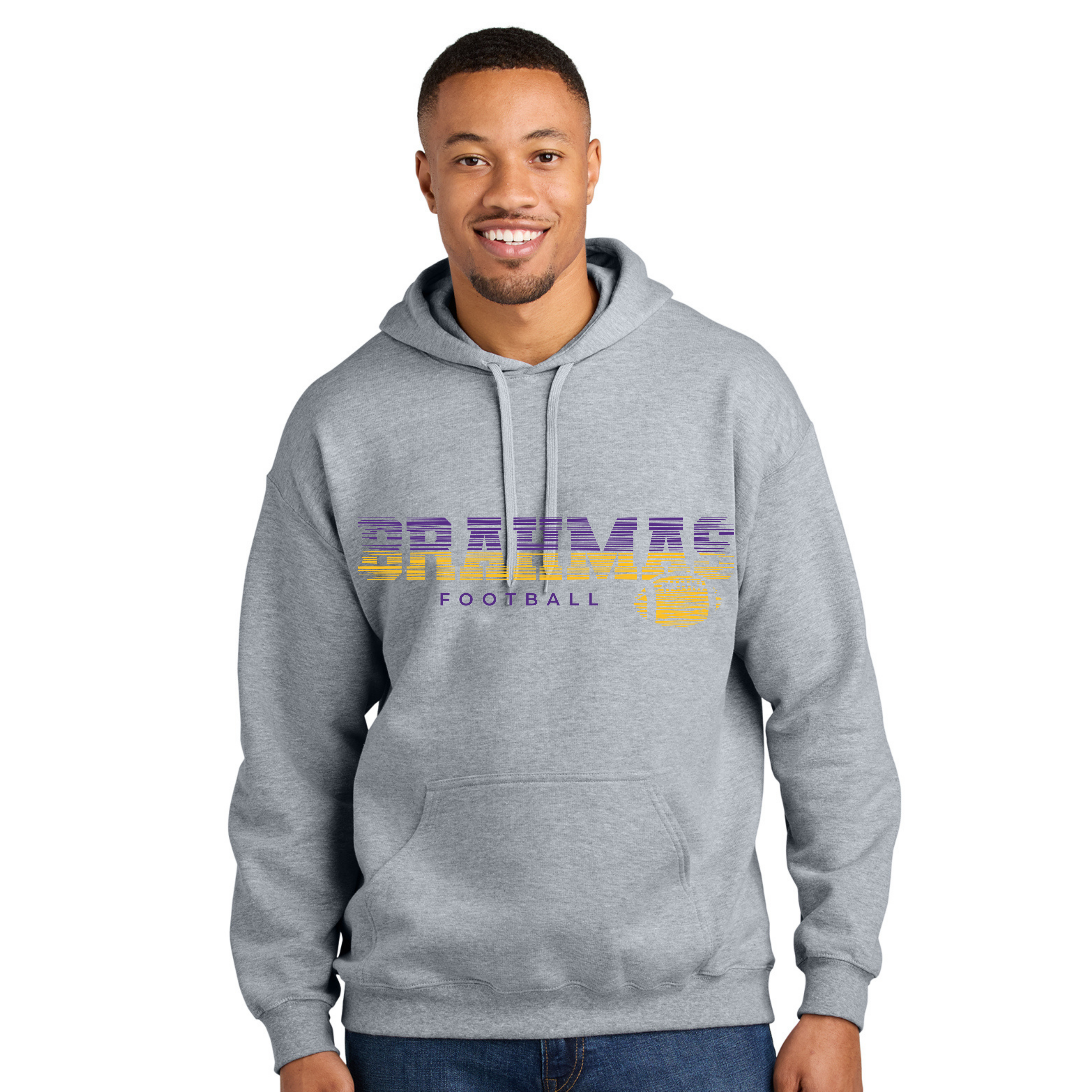 DB Football Lined D6 Unisex Hood Sweater