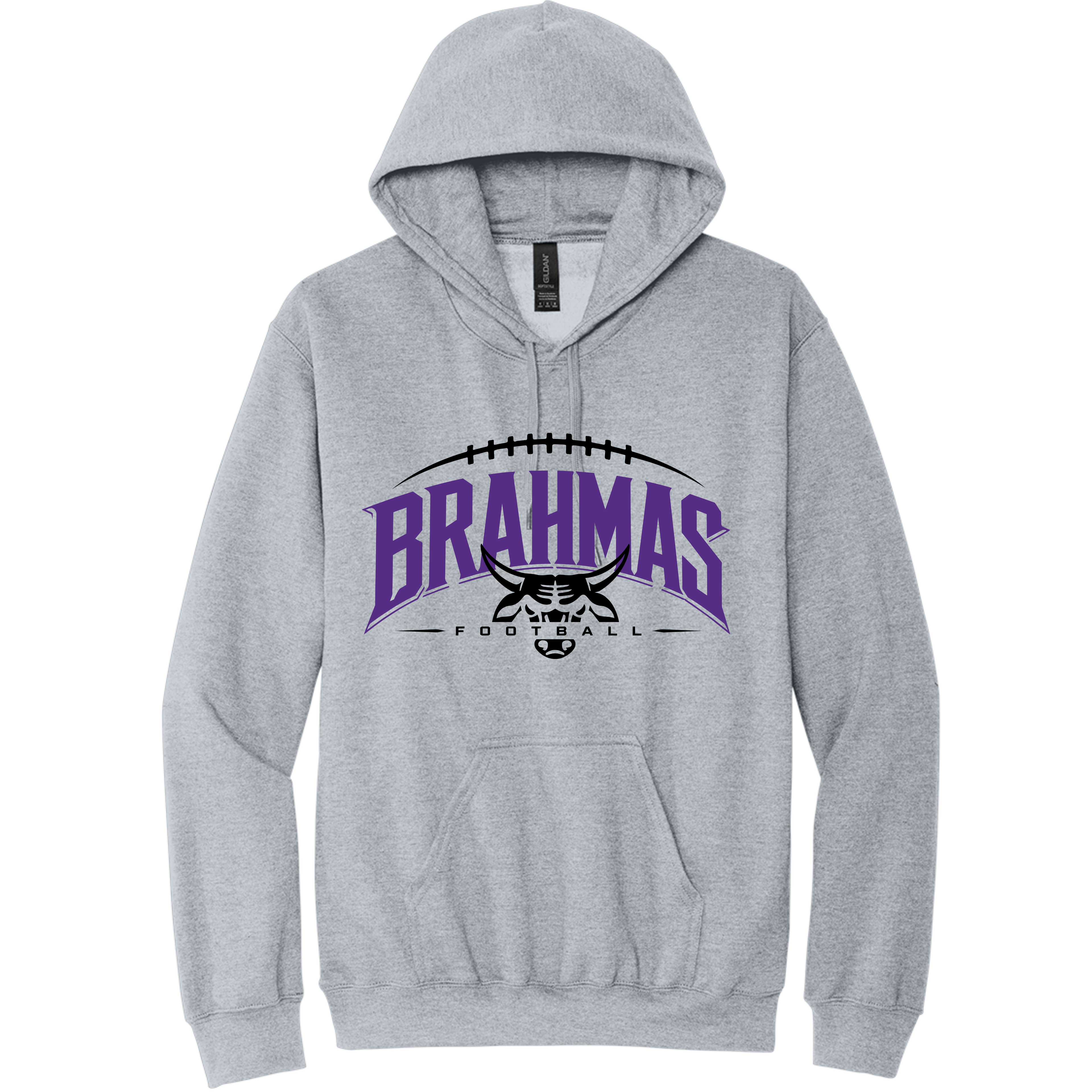 Brahmas Football D7 Unisex Hood Sweater