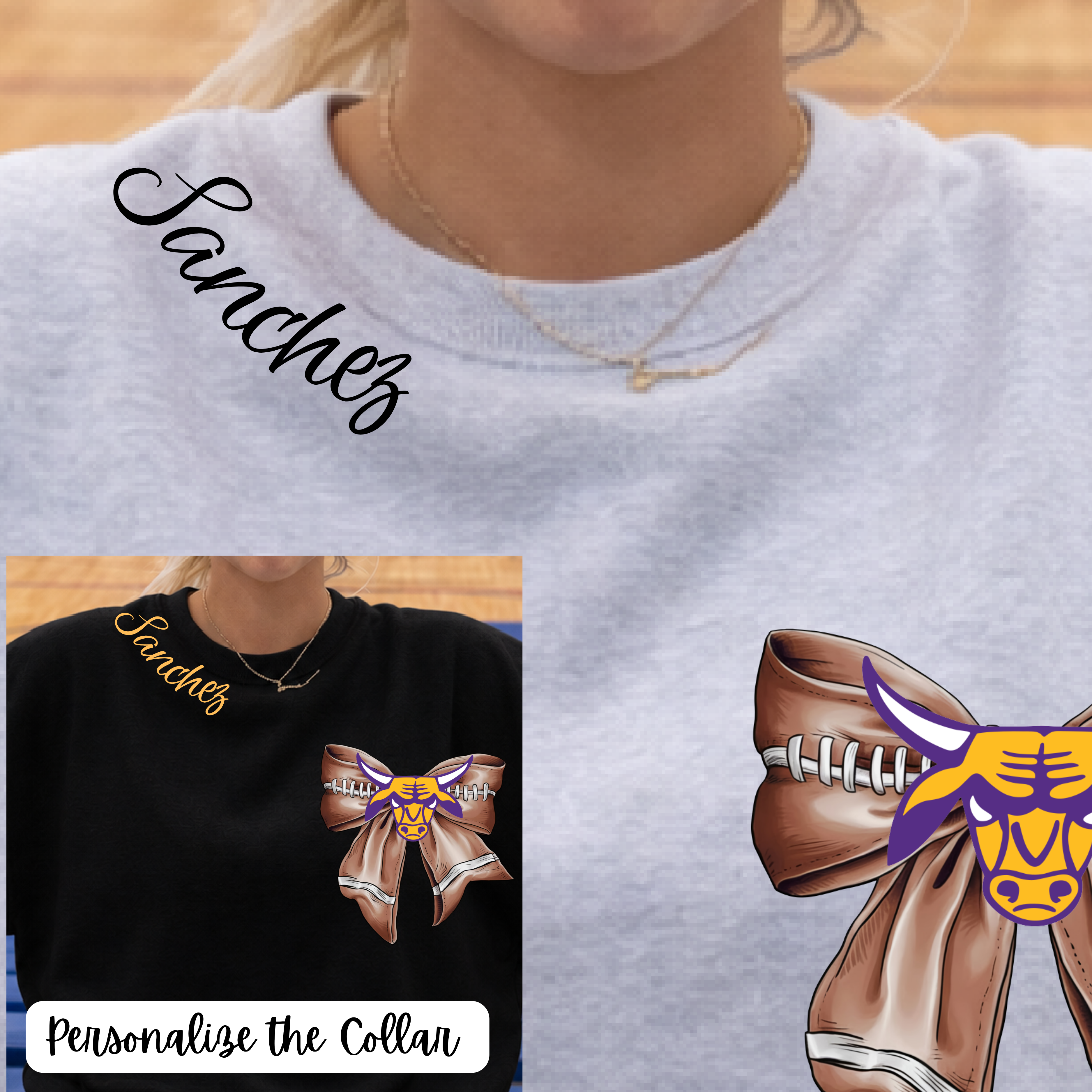 Diamond Bar Brahmas Oversize  Crewneck Sweater