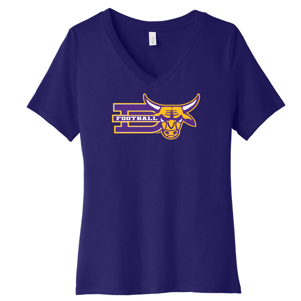 D Brahma Logo Women's V Neck Tee
