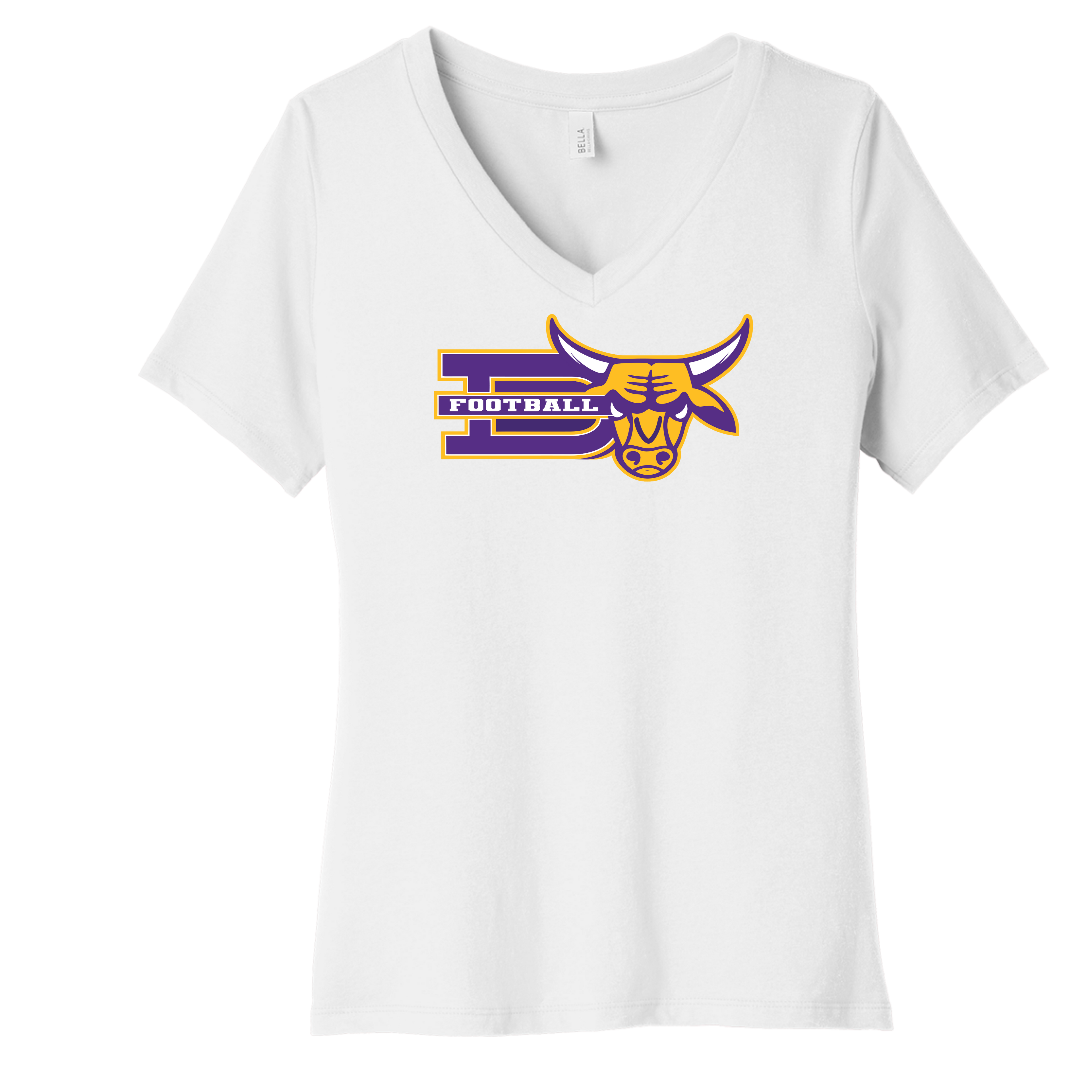D Brahma Logo Women's V Neck Tee