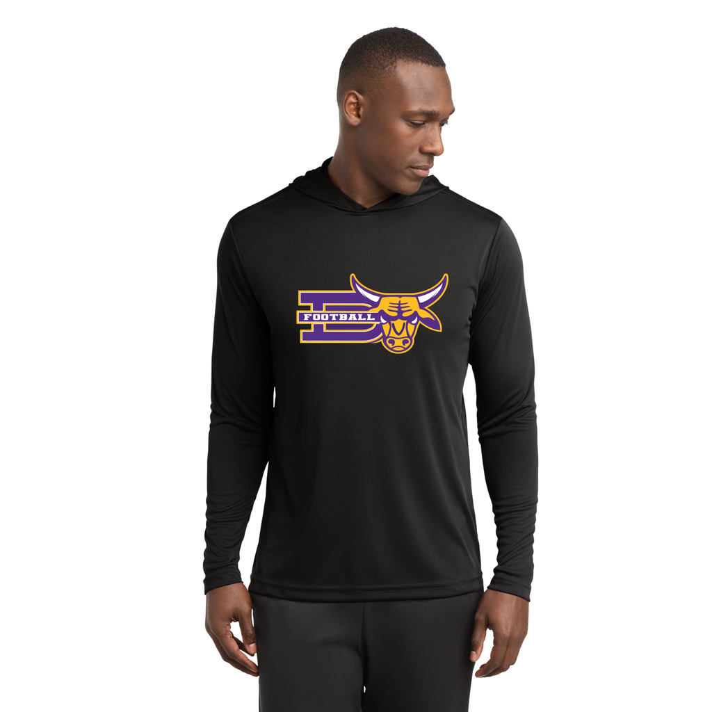 D Brahma Logo Dry Fit Hooded Pullover Long Sleeve